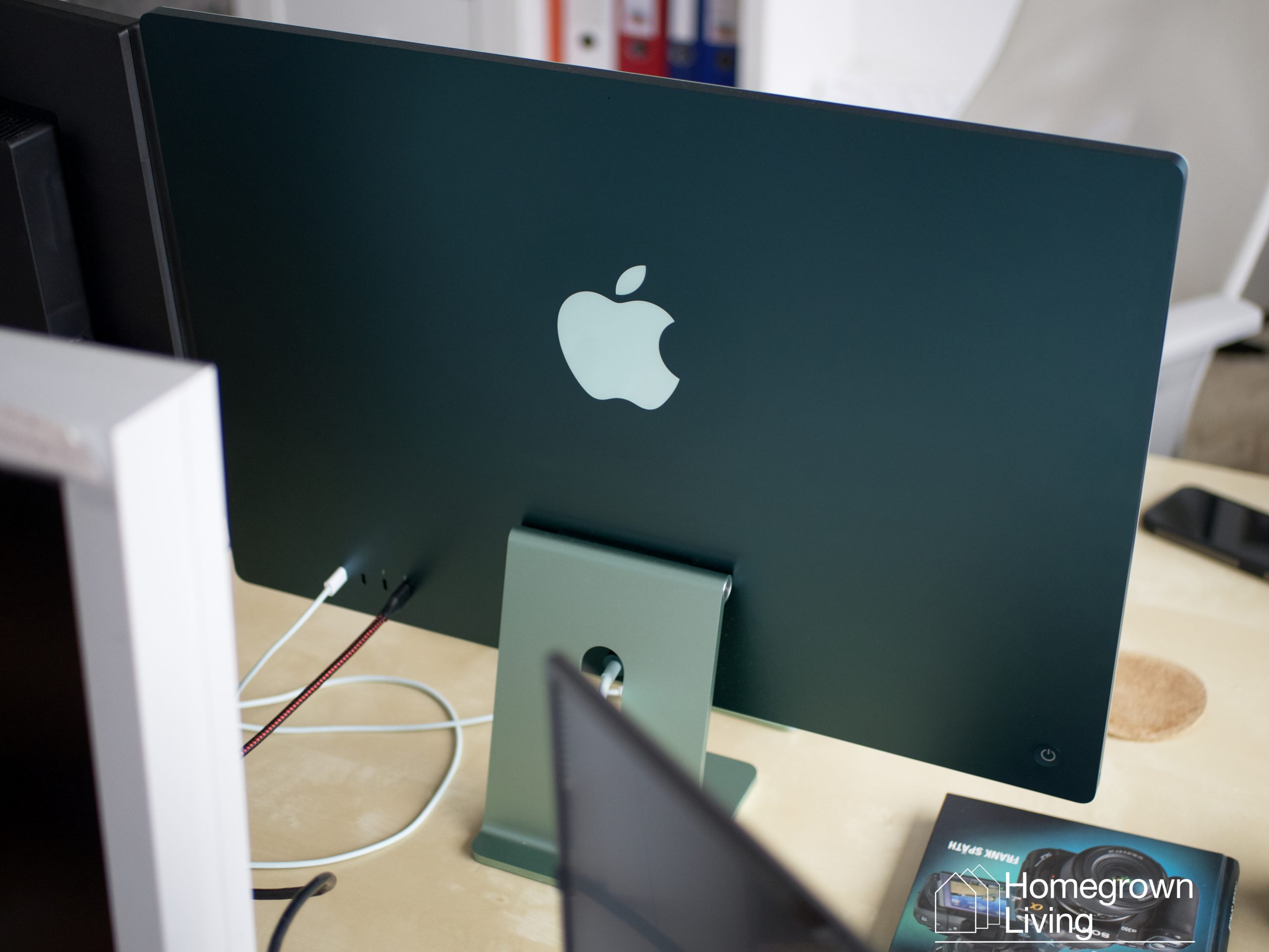 Apple Logo auf der Rückseite des iMac